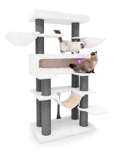 Petrebels Maine Coon Kratzbaum XXL, Lookout 198, Design Kratzbaum für große Katzen,...