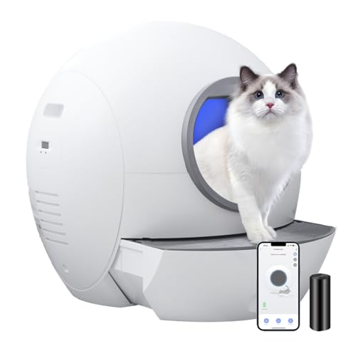 Amicura Selbstreinigende Katzentoilette, Automatisch katzenklo selbstreinigend mit APP...