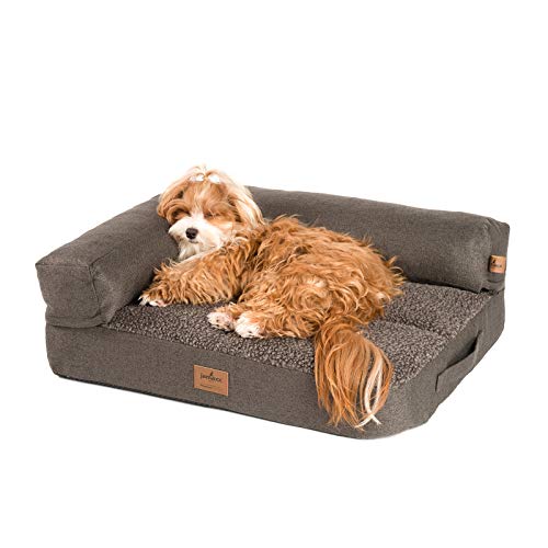 JAMAXX Premium 2-in-1 Hunde-Sofa - Orthopädisch Memory Visco, Abnehmbare Polster,...