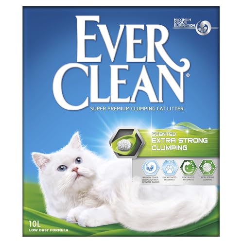 Ever Clean Katzenstreu, mit Duft, verklumpt, Stärke Extra Strong, 10 l
