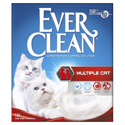 Ever Clean Katzenstreu, mehrere Katzen, duftend für lang anhaltende Frische, unschlagbare...