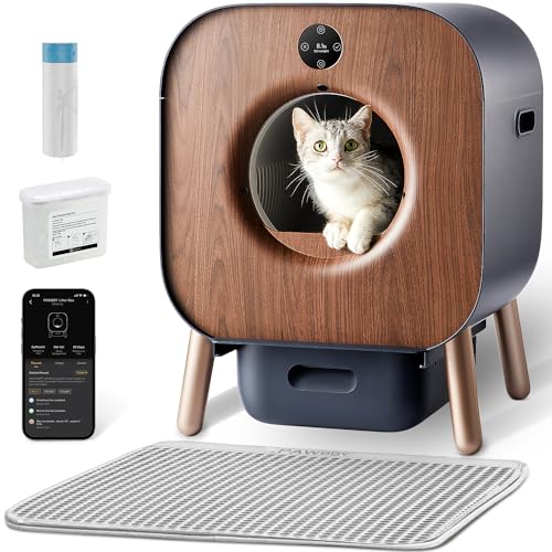 PAWBBY P1 Ultra Katzenklo Selbstreinigend, Selbstreinigende Katzentoilette,...